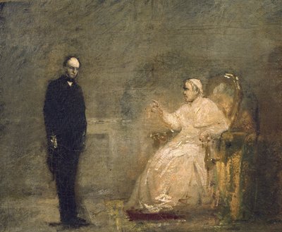 Papst Pius IX. und ein Vertreter des Risorgimento von Luigi Galli